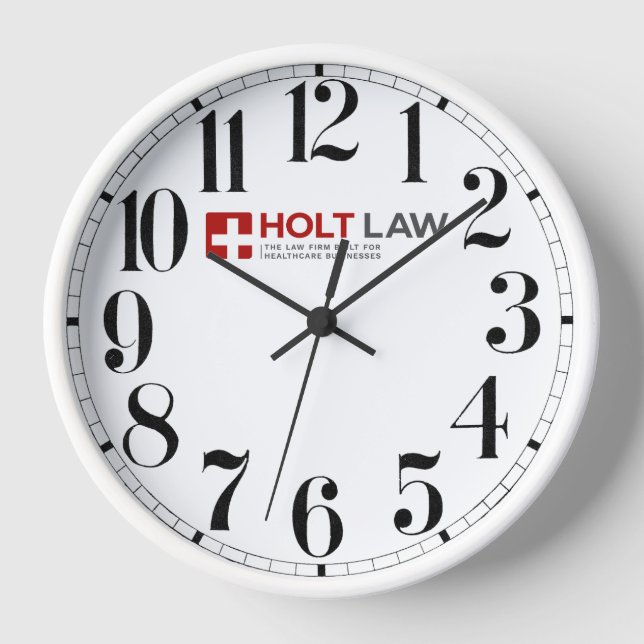 Clock by Holt Law (Red) (Front)