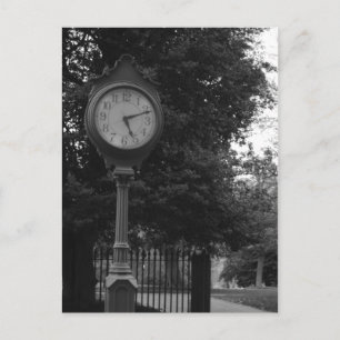 Clock, Capital Building Grounds Richmond, VA Postcard