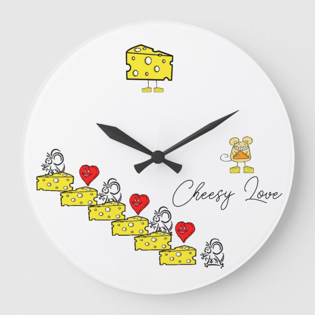 Clock Cheesy Love  (Front)