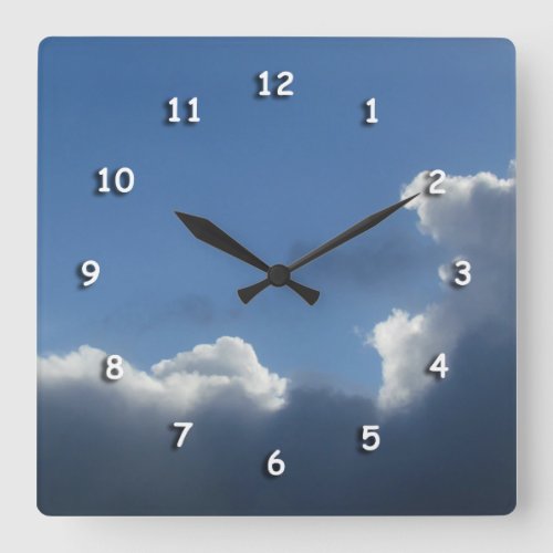 Clock _ Clouds with Silver Lining