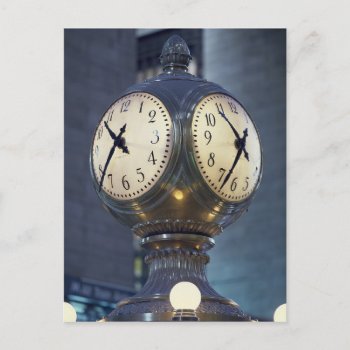 Clock Concourse Grand Central Station New York Postcard by Everstock at Zazzle