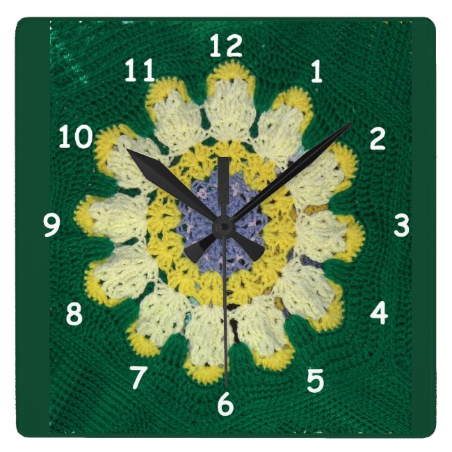 Clock - Crochet Pattern - Daisy