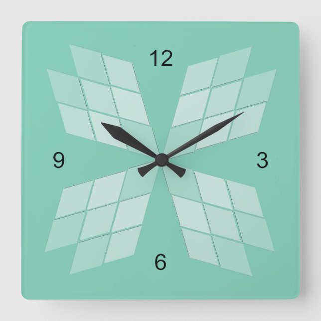 Clock - Diamond Petals (Front)