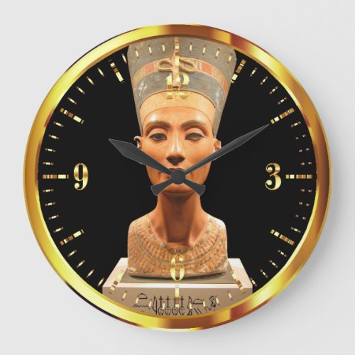 Clock Egypts Nefertiti Wall Clock