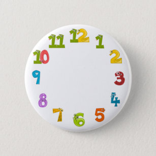 Clock Face, animation number  Button