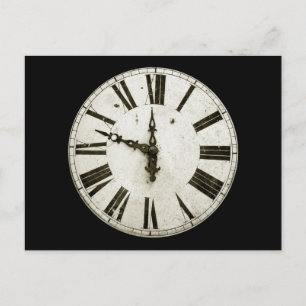 Clock Face Postcard