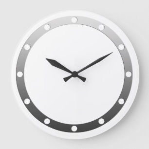 Clock Face Rings Dots gray for your design