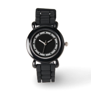 Clock Face Rings Dots silver for your design Watch
