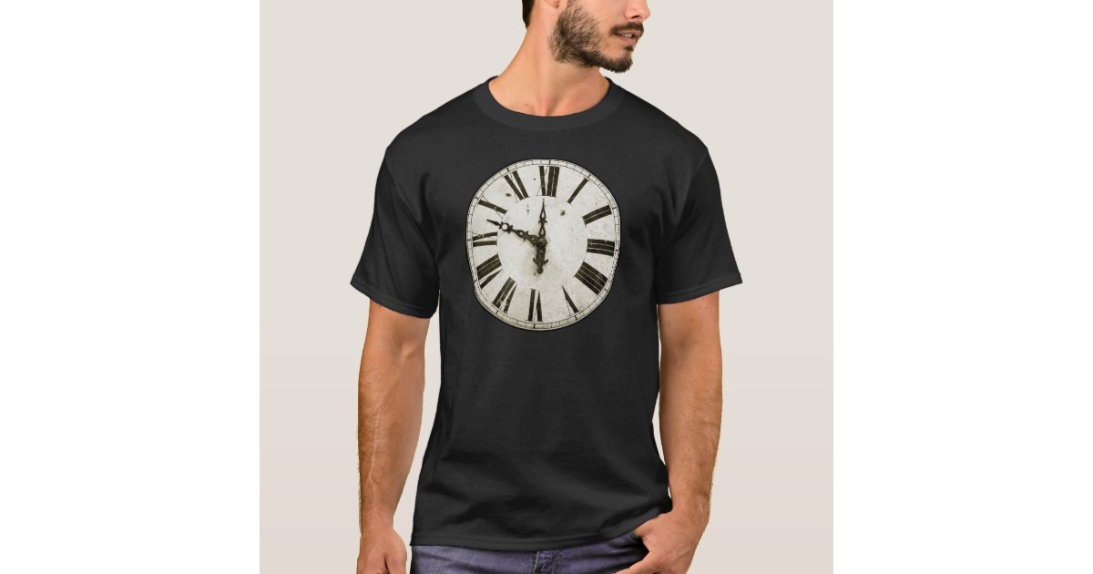 Clock Face T-Shirt | Zazzle