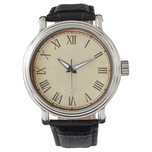 Clock Face with Roman Numerals  Watch