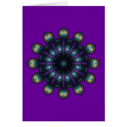 Clock Faces - Apophysis Fractal Cards (Front)