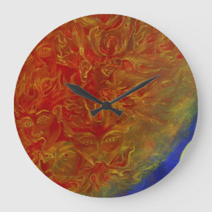 Clock from the sun.