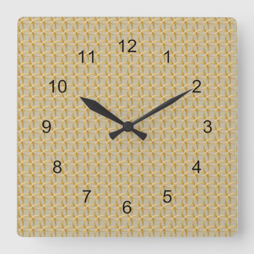 Clock _ Golden Links Chain Mail