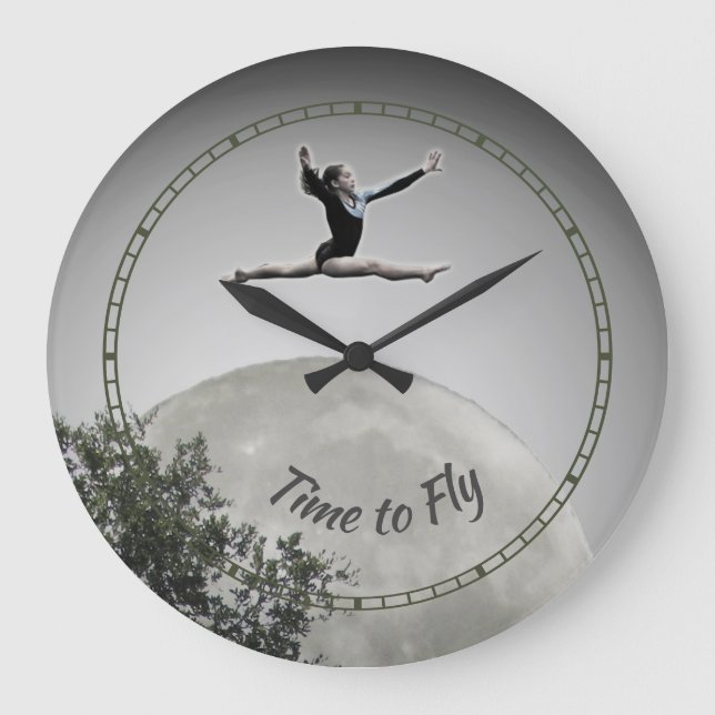 Clock - Gymnast Time to Fly (Front)