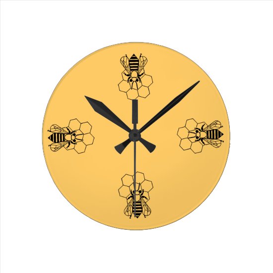 Clock - Honey Bee on comb