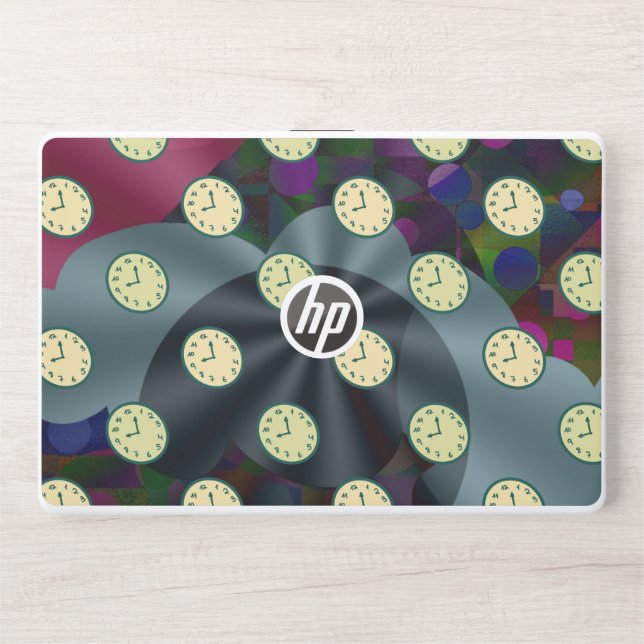 Clock HP Laptop Skin (Front)