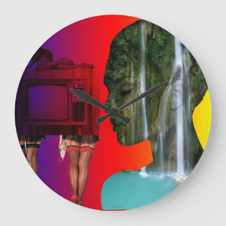 Clock in Acrylic