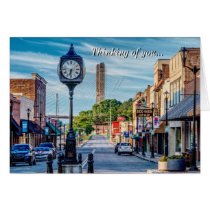 Clock In Downtown Cape Girardeau Thinking of You Cards