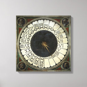 Clock in the Duomo by Paolo Uccello Canvas Print