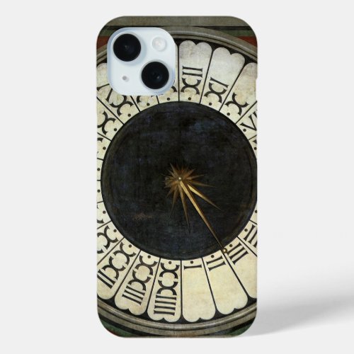Clock in the Duomo by Paolo Uccello iPhone 15 Case