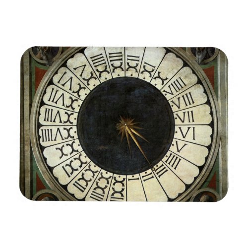 Clock in the Duomo by Paolo Uccello Magnet