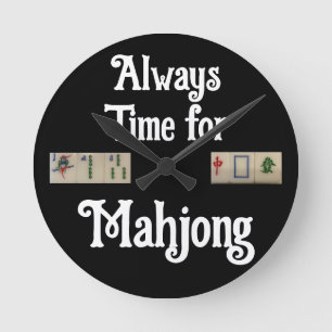 Clock mahjong tiles