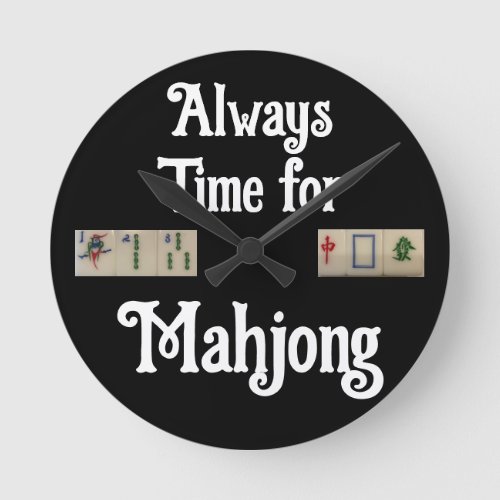 Clock mahjong tiles