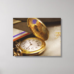 Clock Maker - Time never waits Canvas Print