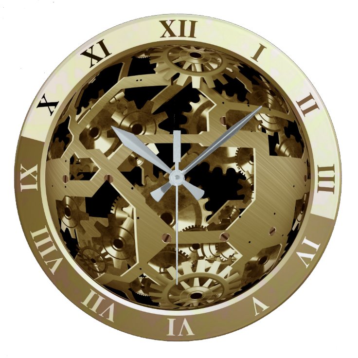 Clock Mechanical Wall Clock Zazzle