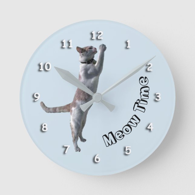 Clock - Meow Time with Cat (Front)