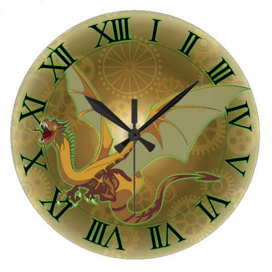 Clock of the Time Dragon | Zazzle.com