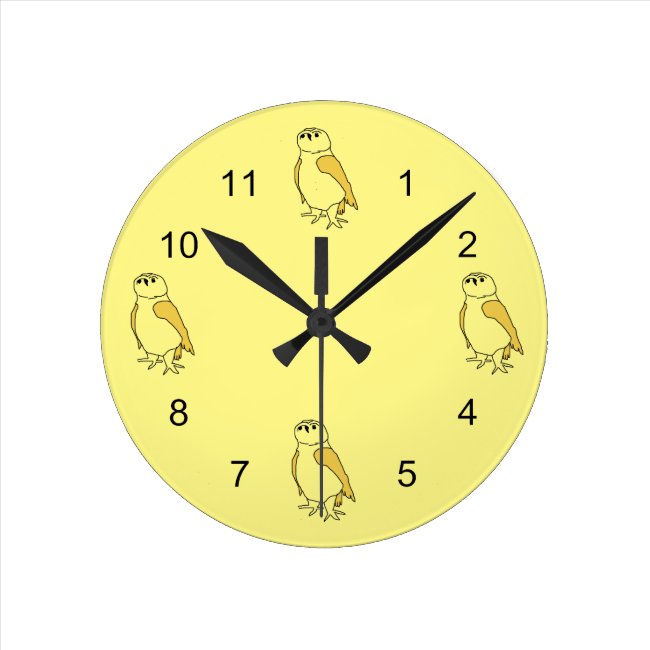 Clock - Owl Figures