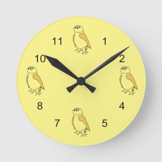 Clock - Owl Figures