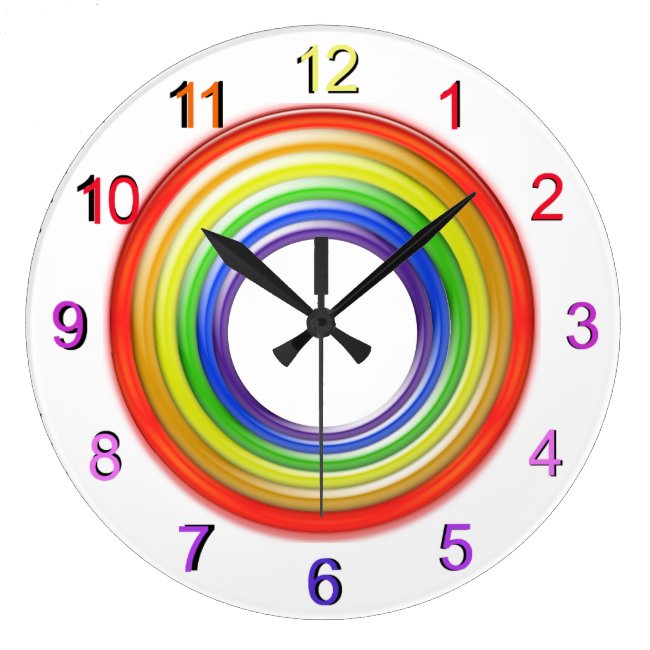 Clock - Primary Colors