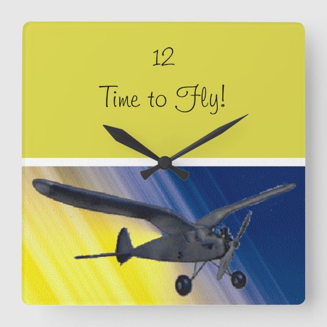 Clock - Spook - model airplane (Front)