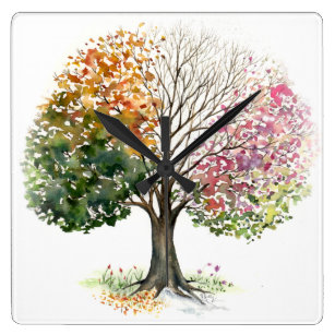 4 Seasons Tree Art Wall Decor Zazzle