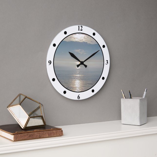 Clock - Sun Reflections on Ocean (Office)