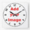 Clock template - Numbers & seconds- Add your Image