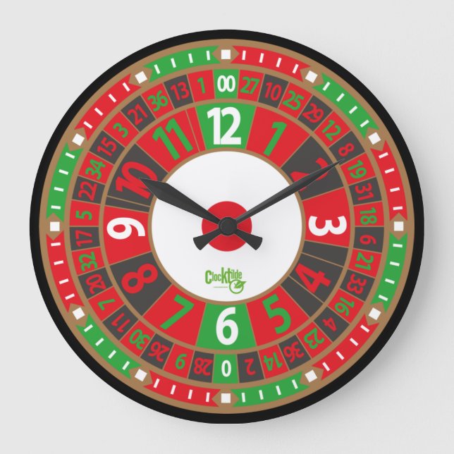 CLOCK TILDE Las Vegas RULETA RUSA (Front)