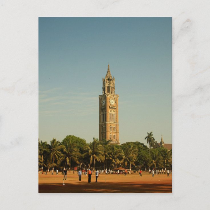 Clock Tower in Mumbai Postcard Zazzle