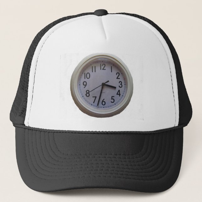 Clock Trucker Hat (Front)
