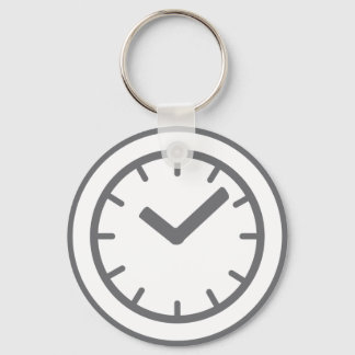 clock watch keychain