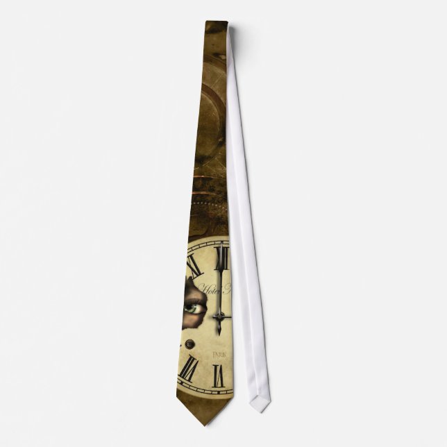 Clock Watching Tie (Front)