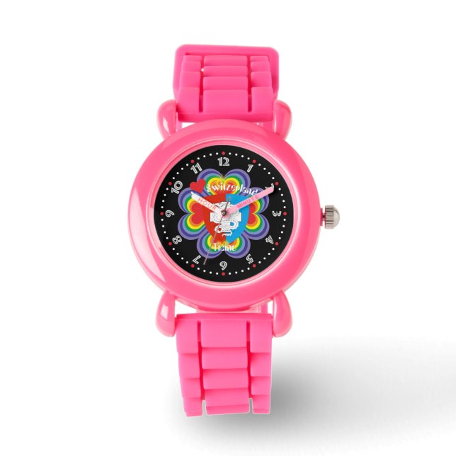 clock with Swiss design Ticino / Ticino Watch (Front)