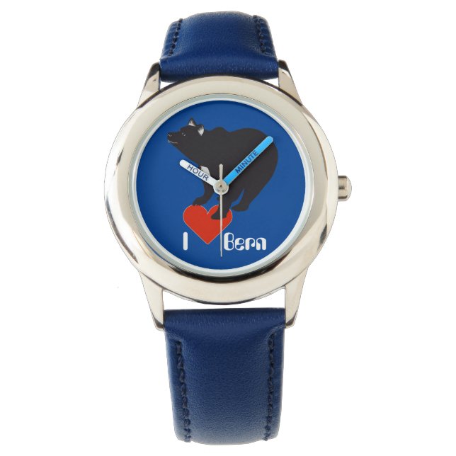 clock with Swiss draft Bern, Switzerland Watch (Front)