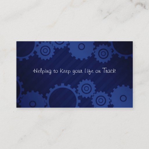 Customizable Clock work Business Cards