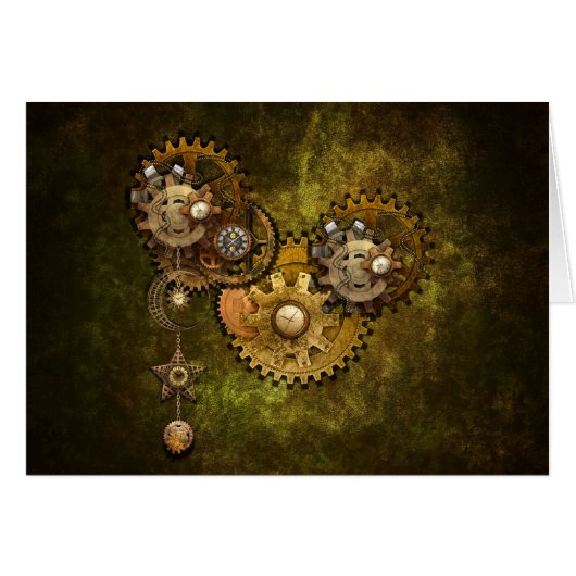 Clock Work Cards (Front Horizontal)