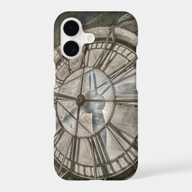Clock works in tower iphone case (Back)