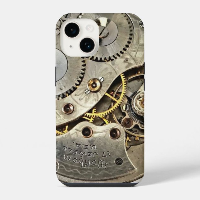 Clock works iphone case (Back)