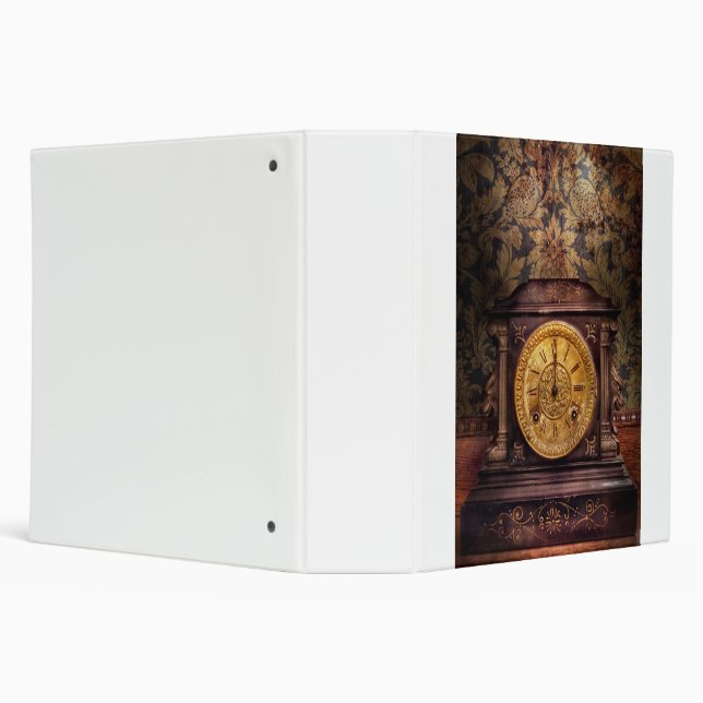 Clockmaker - Wolf Clock 3 Ring Binder (Background)